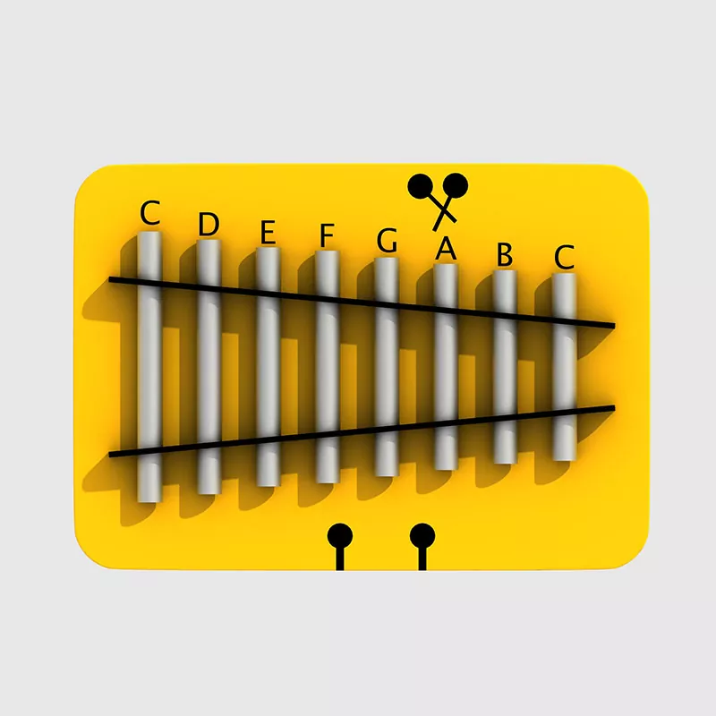 Pagoda Bells kinderen, kleuterschool Commerciële speeltuin muziekinstrumenten