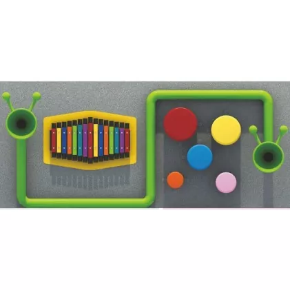 Het muziekinstrument voor aan de muur